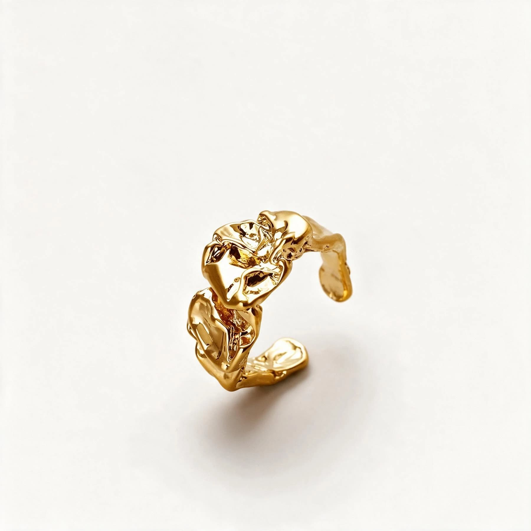 Molten Gold Open Ring — view 1 of 4