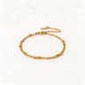 Double Chain Gold Beaded Bracelet
