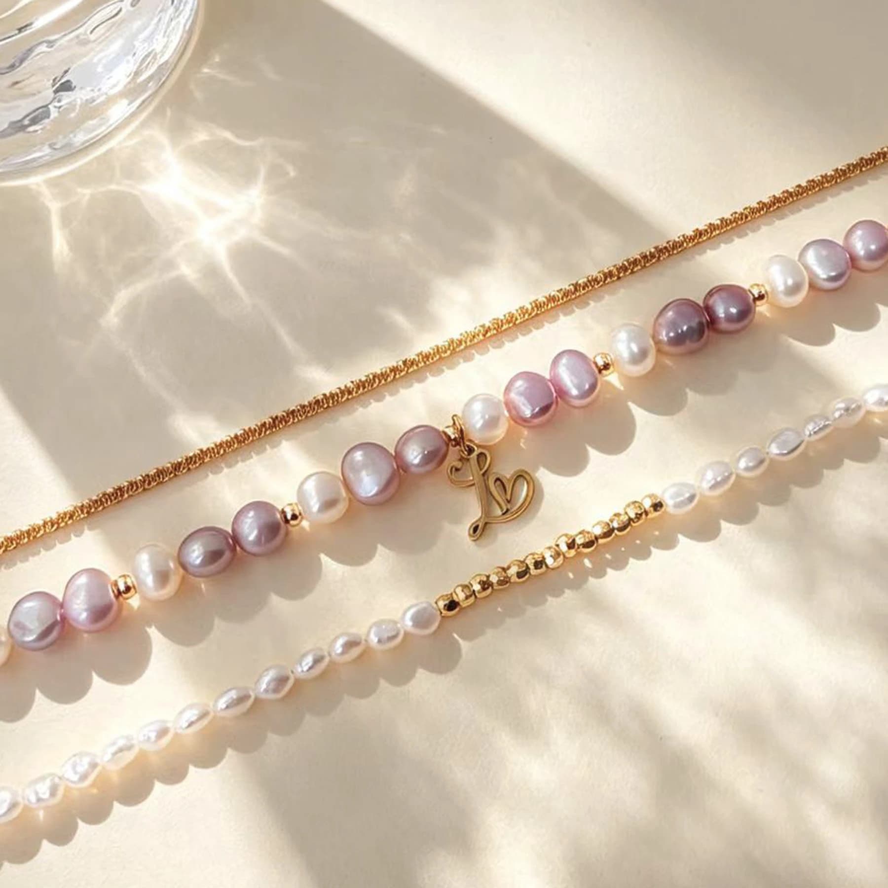 Baroque Freshwater Pearl Charm Bracelet — view 5 of 5