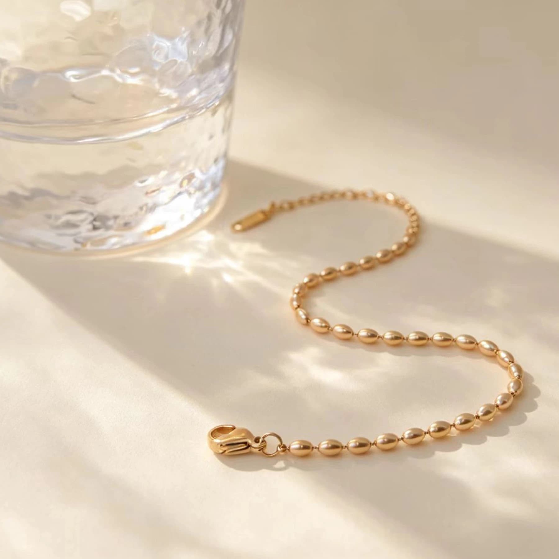 Oval Beaded Chain Bracelet — view 4 of 4