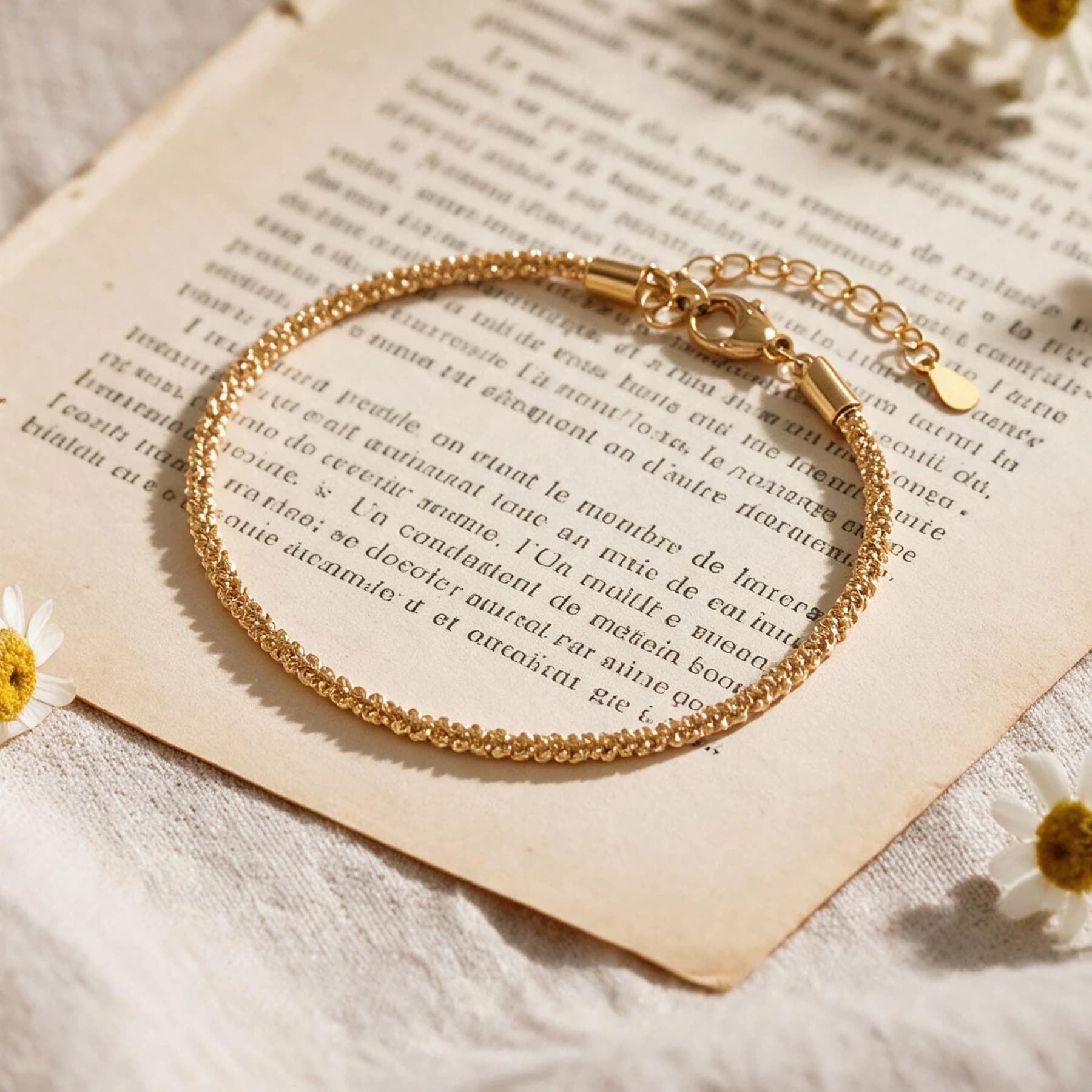 18K Gold Plated Sparkle Chain Bracelet — view 4 of 5