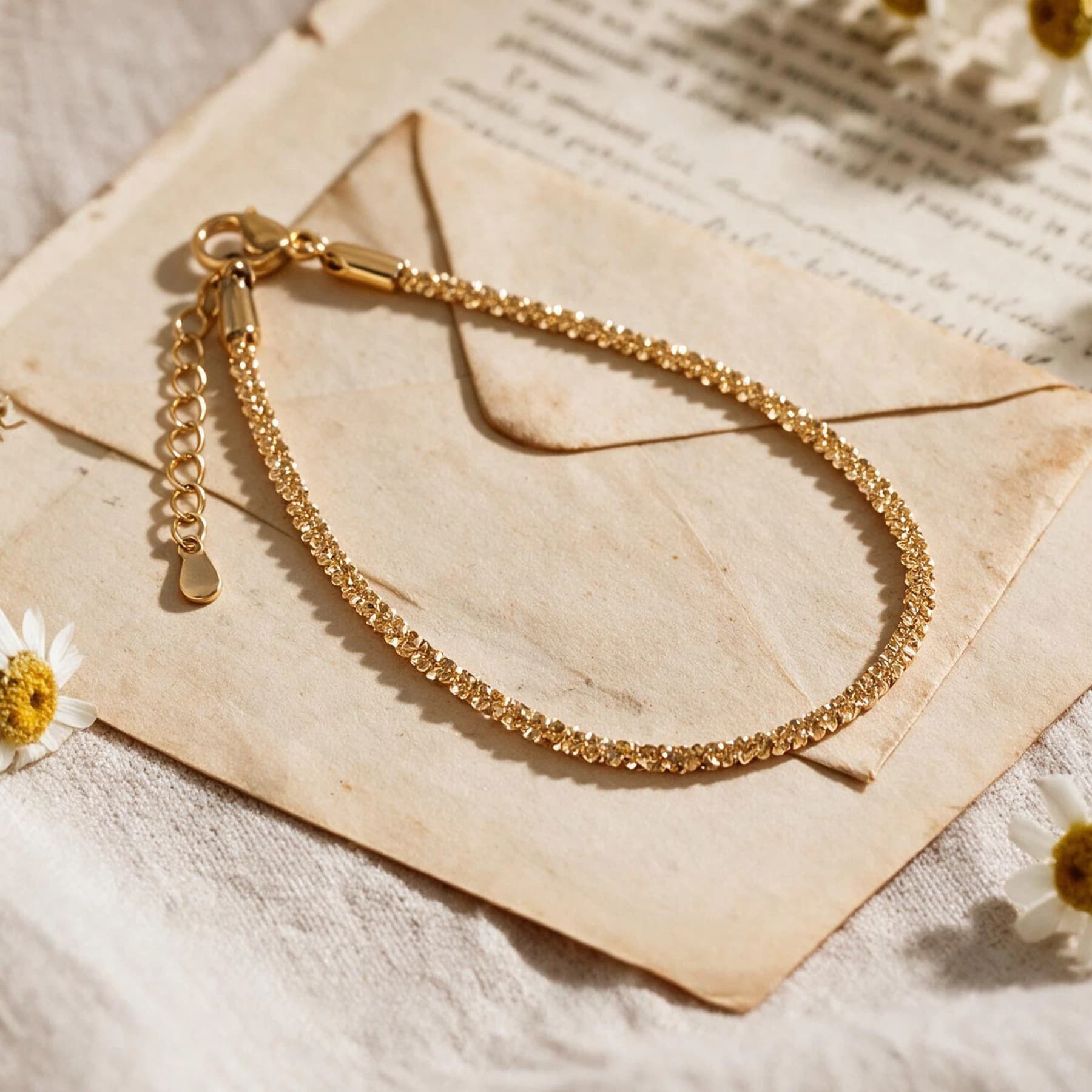 18K Gold Plated Sparkle Chain Bracelet — view 5 of 5