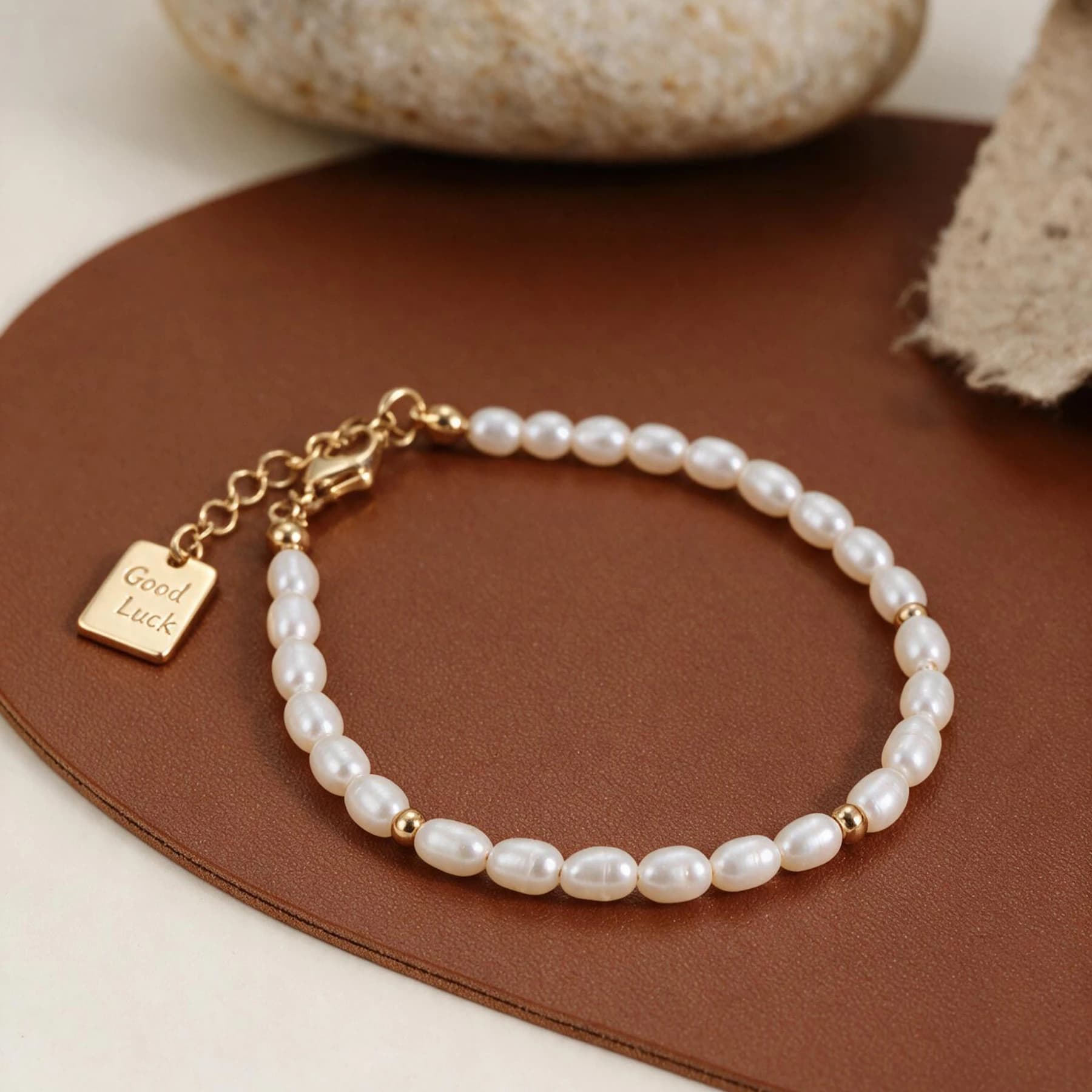 Freshwater Pearl Charm Bracelet — view 4 of 5
