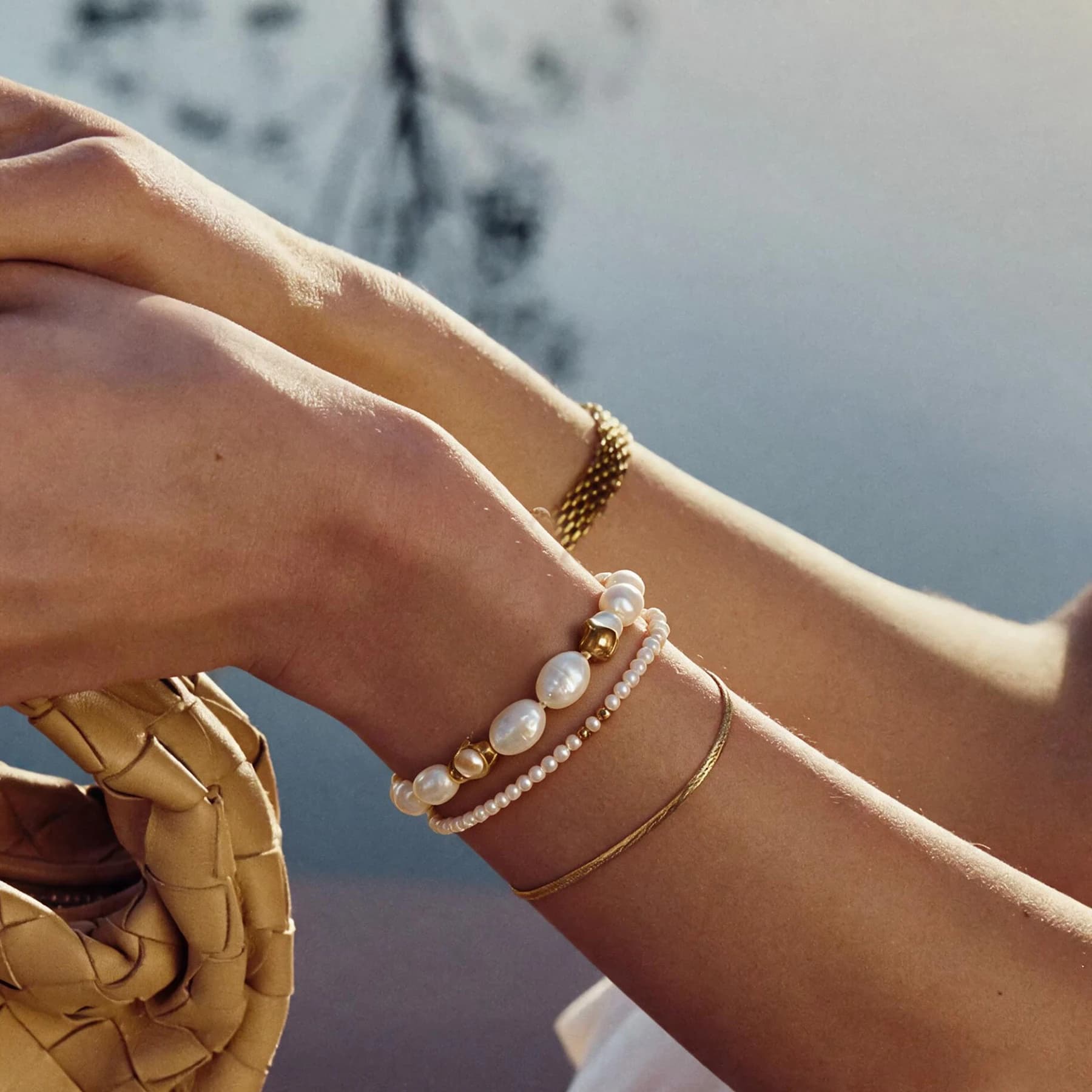 Baroque Freshwater Pearl Bracelet — view 2 of 4