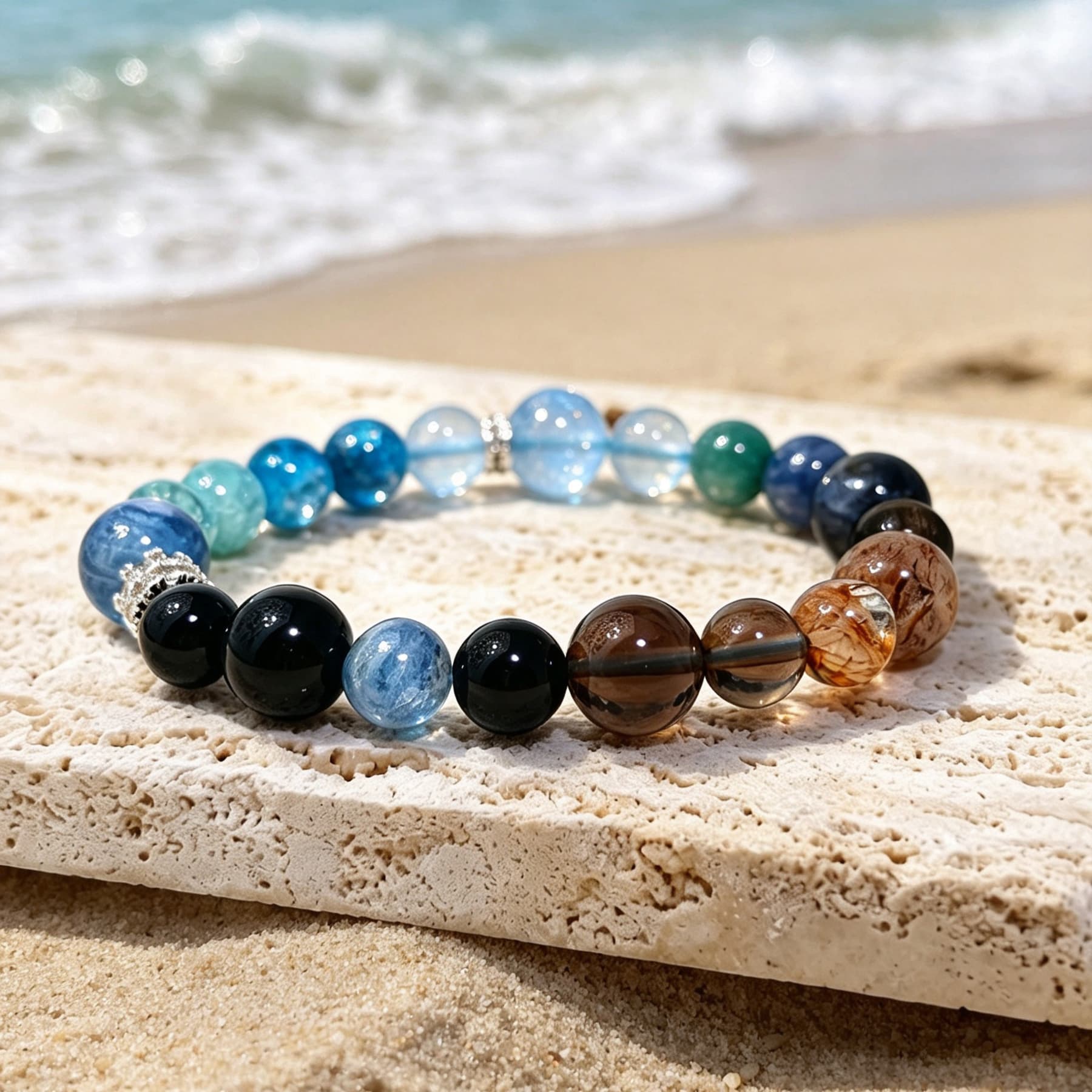 Multi-Crystal Elemental Bracelet — view 4 of 4