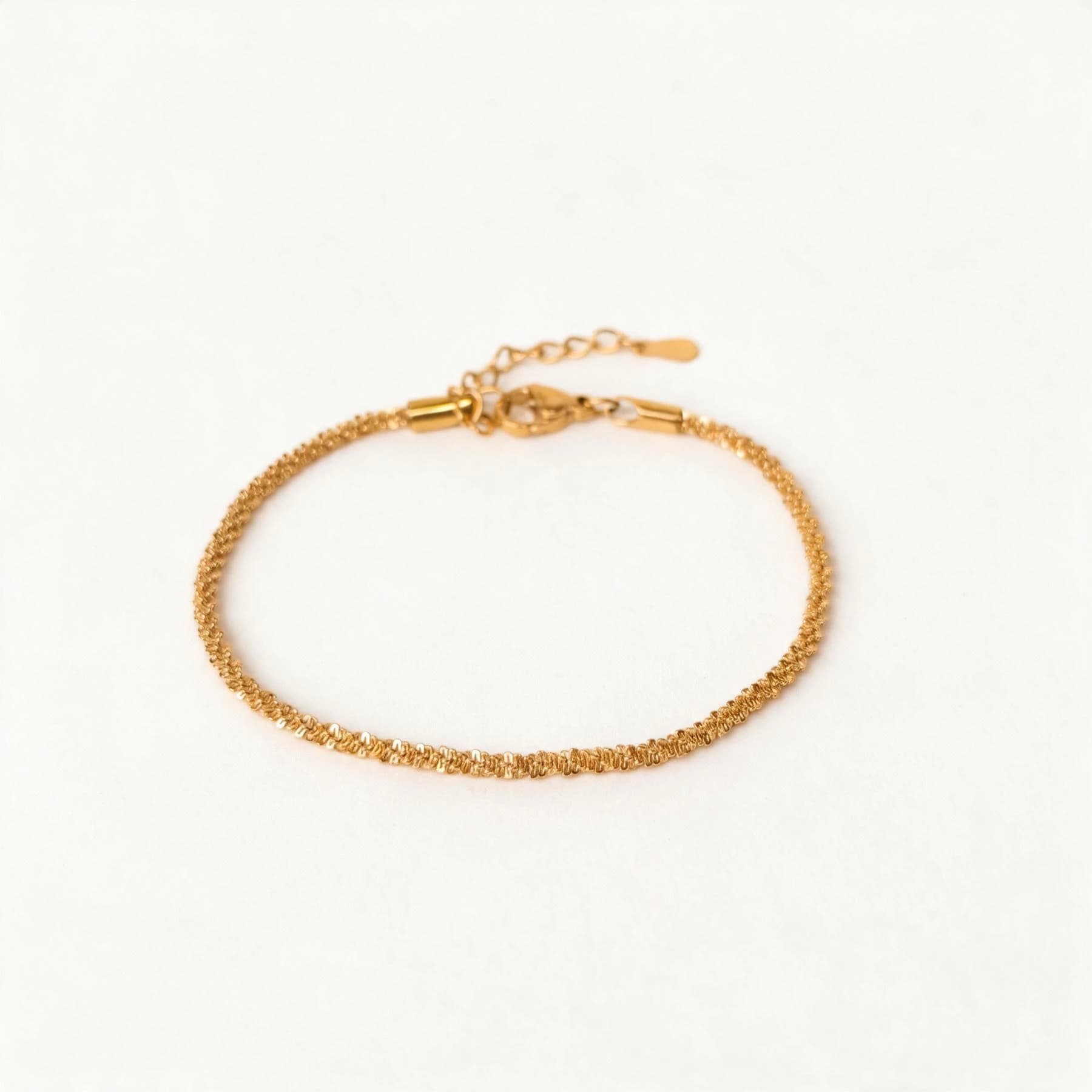18K Gold Plated Sparkle Chain Bracelet — view 1 of 5