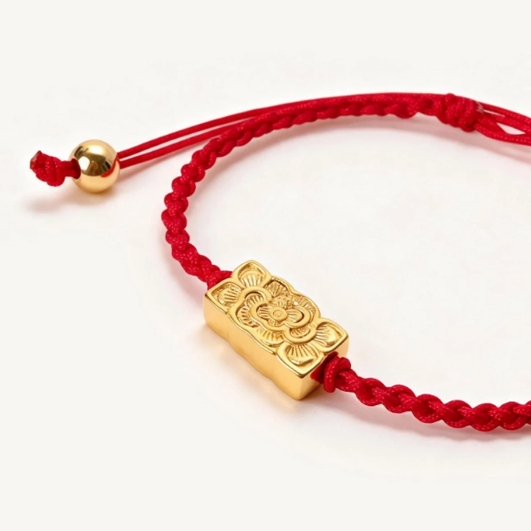 Lotus Charm Red String Bracelet — view 5 of 5